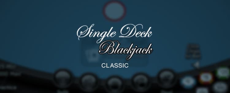 Play Classic Single Deck Blackjack Online at Bodog