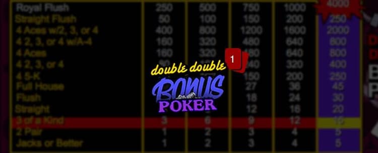 Double Double Bonus Poker
