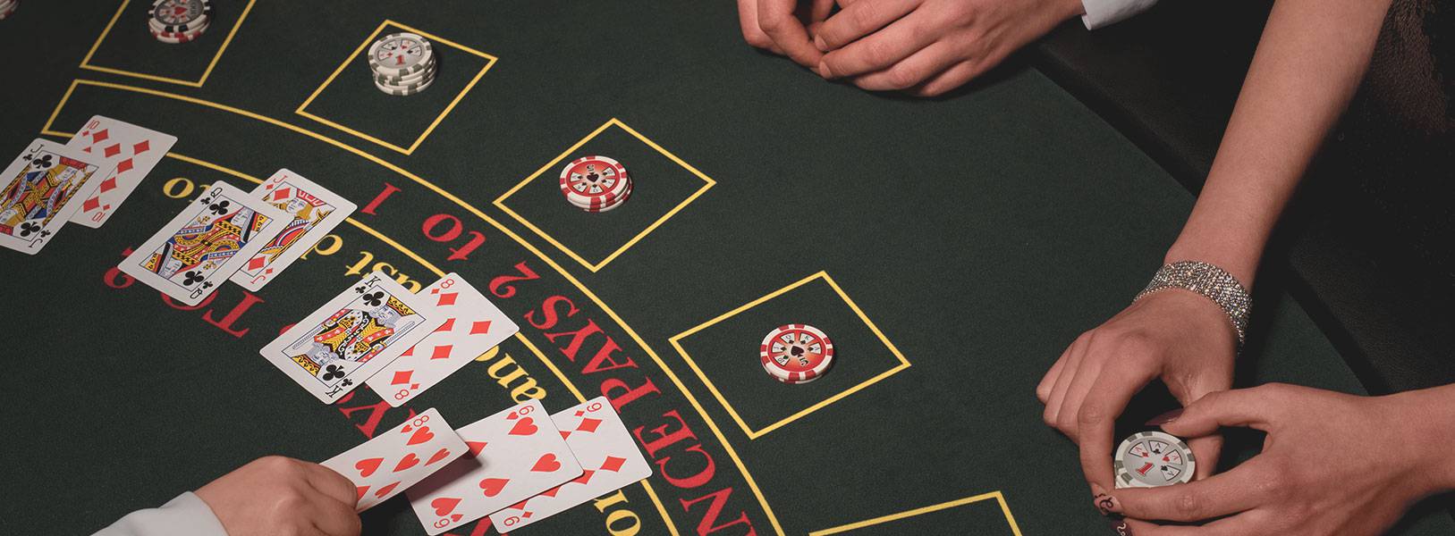 The house always has a slight edge when playing blackjack, as Bodog explain.