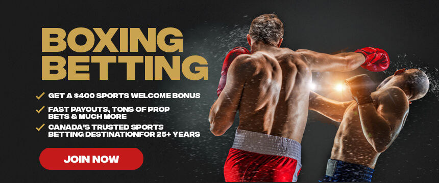Claim your $200 Sports Welcome Bonus and bet on Boxing at Bodog.