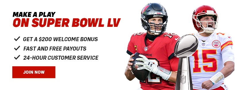 Join now and bet on Super Bowl LV at Bodog Sportsbook! 