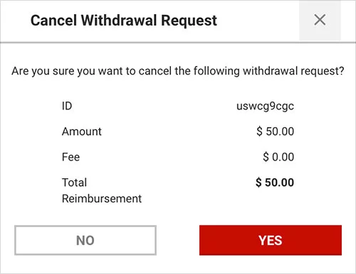 Image- Financial - Cancel - Yes