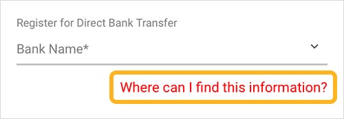 Withdrawals With Direct Bank Transfer