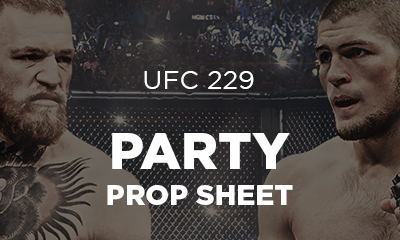 UFC 229 Party Prop Sheet