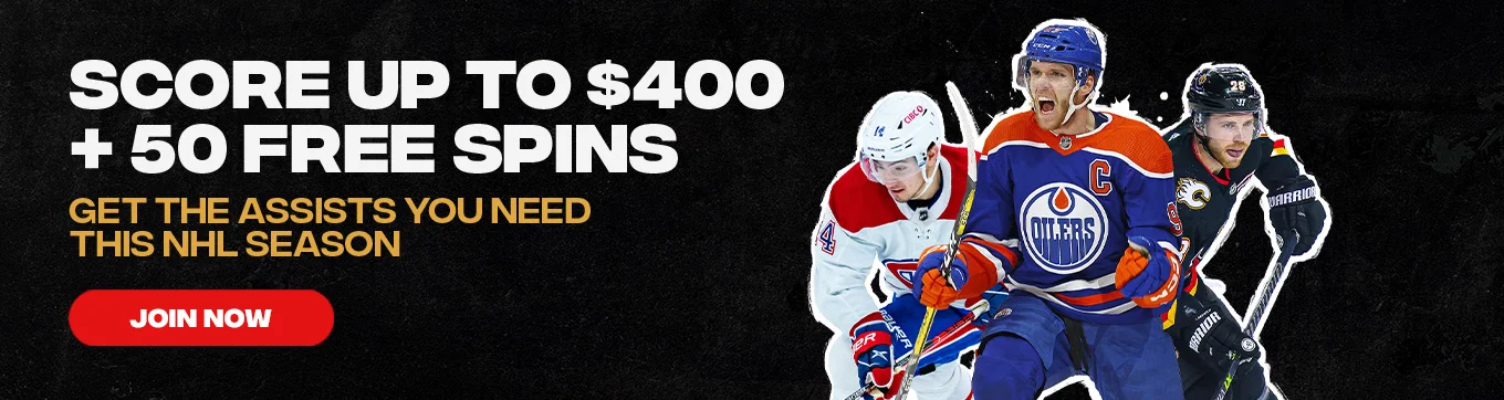 $400 and 50 free spins