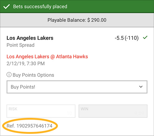 How does the Sports Bet Slip Work? : | Bodog Help Center