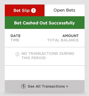 Bet Cashed Out Success